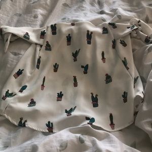 do+be white cactus shirt